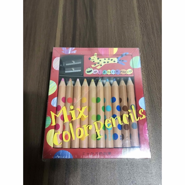 コクヨ(コクヨ)のコクヨ　ミックス　色鉛筆  10本セット　鉛筆削り　マーブル　色えんぴつ　未使用 エンタメ/ホビーのアート用品(色鉛筆)の商品写真