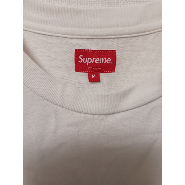 Supreme(シュプリーム)のシュプリーム　Supreme　無地　半袖白Tシャツ メンズのトップス(Tシャツ/カットソー(半袖/袖なし))の商品写真