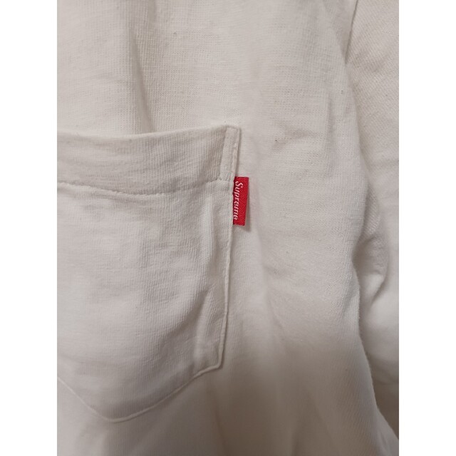 Supreme(シュプリーム)のシュプリーム　Supreme　無地　半袖白Tシャツ メンズのトップス(Tシャツ/カットソー(半袖/袖なし))の商品写真