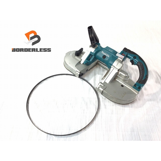 ☆品☆makita マキタ 18V 120mm 充電式ポータブルバンドソー PB180D 本体のみ 帯鋸切断機 62434工具