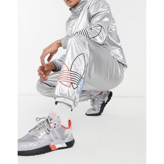 Sサイズadidas TRICOL TRACK PANTS SLVR  シルバー(その他)