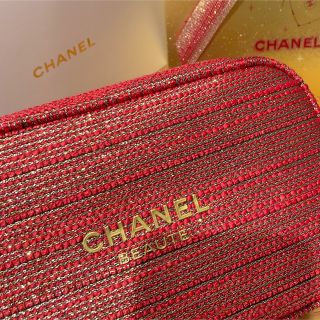 シャネル(CHANEL)の新品シャネル ノベルティ ポーチ CHANEL 2022 ホリデー クリスマス(ポーチ)