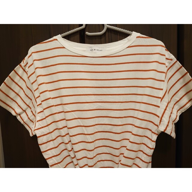 AZUL by moussy(アズールバイマウジー)のボーダー半袖Tシャツ レディースのトップス(Tシャツ(半袖/袖なし))の商品写真