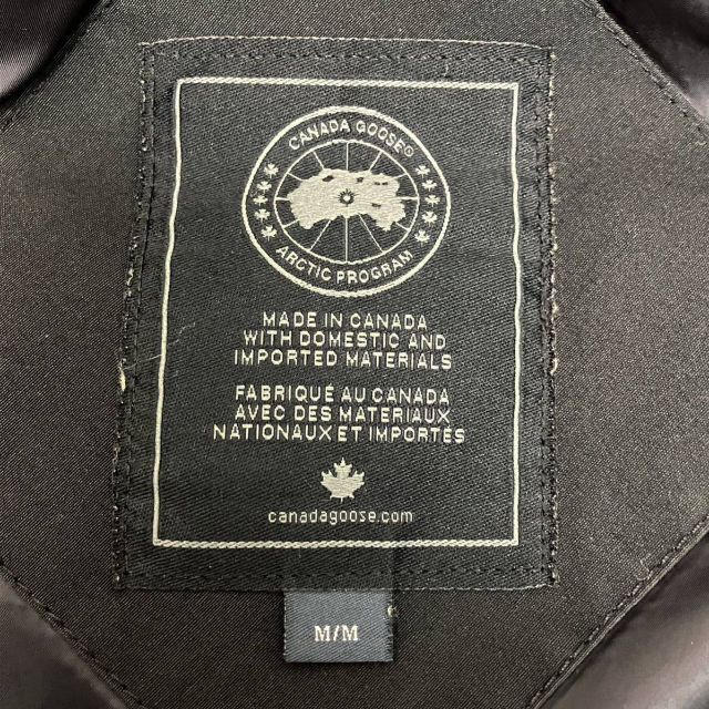 CANADA GOOSE(カナダグース)のカナダグース ブラックレーベル メイトランド ダウンジャケット 黒 M/Mサイズ メンズのジャケット/アウター(ダウンジャケット)の商品写真