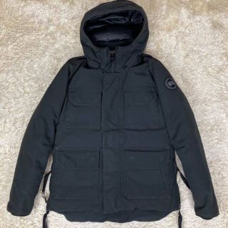 カナダグース(CANADA GOOSE)のカナダグース ブラックレーベル メイトランド ダウンジャケット 黒 M/Mサイズ(ダウンジャケット)