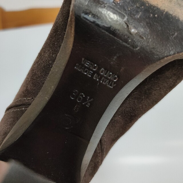 L'AUTRE CHOSE(ロートレショーズ)のロートレショーズ本革スエードニーハイブーツ イタリア製36·5 レディースの靴/シューズ(ブーツ)の商品写真
