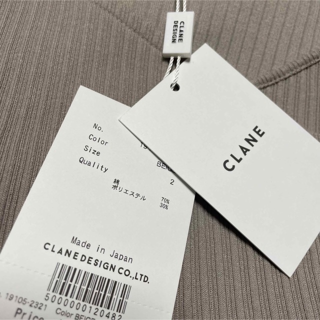 CLANE(クラネ)のCLANE　LAYERD L/S TOPSクラネレイヤードロングスリーブトップス レディースのトップス(カットソー(長袖/七分))の商品写真