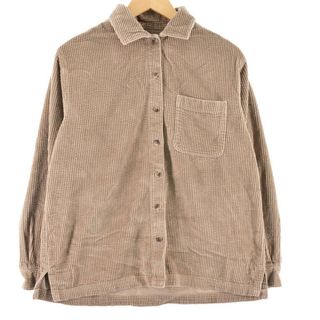 エルエルビーン(L.L.Bean)の古着 エルエルビーン L.L.Bean 長袖 コーデュロイシャツ レディースL /eaa298486(シャツ/ブラウス(長袖/七分))