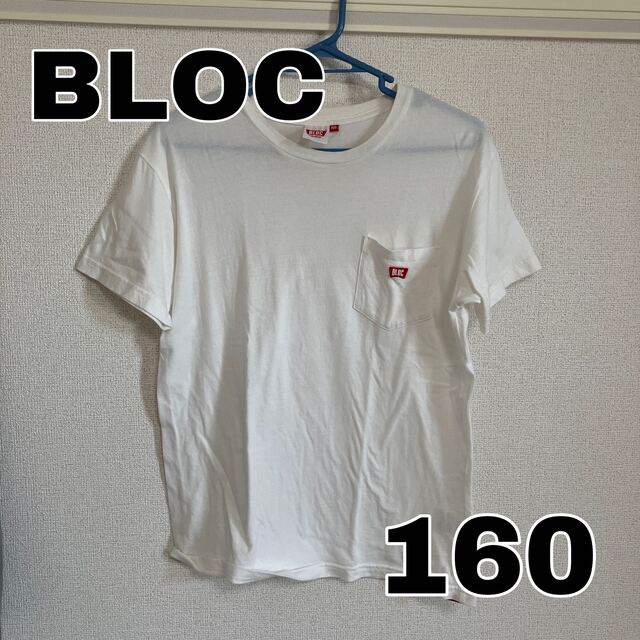 BLOC(ブロック)のBLOC 白Tシャツ 160 キッズ/ベビー/マタニティのキッズ服女の子用(90cm~)(Tシャツ/カットソー)の商品写真