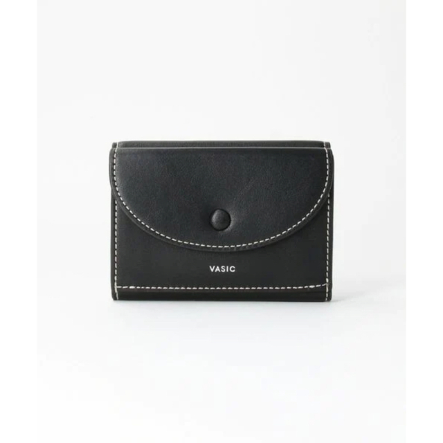 税込】 ☆新品未使用☆ <VASIC>レザー フラップ ウォレット mosel.pe