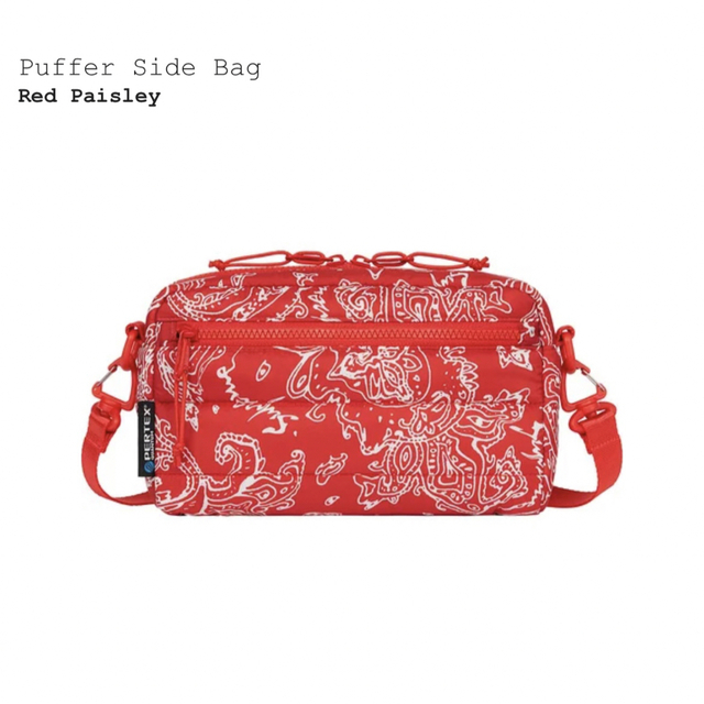 Supreme Puffer Side Bag Red