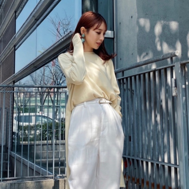 ENFOLD - 【未使用・完売】HeRIN.CYE / サイドスリットロンT / ライト
