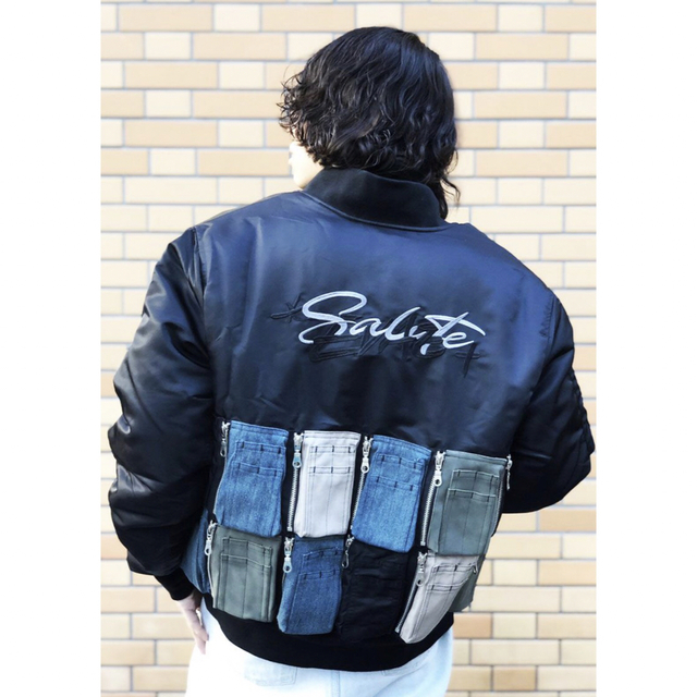 alpha(アルファ)のSALUTE  サルーテ　ボンバージャケット メンズのジャケット/アウター(ブルゾン)の商品写真