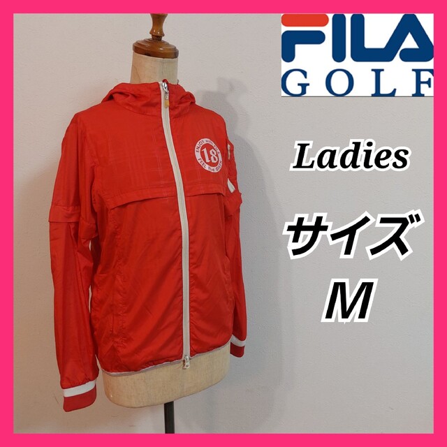 FILA(フィラ)の【FILA GOLF】インナー付2WAYナイロンブルゾン/ゴルフ/レディースＭ スポーツ/アウトドアのゴルフ(ウエア)の商品写真