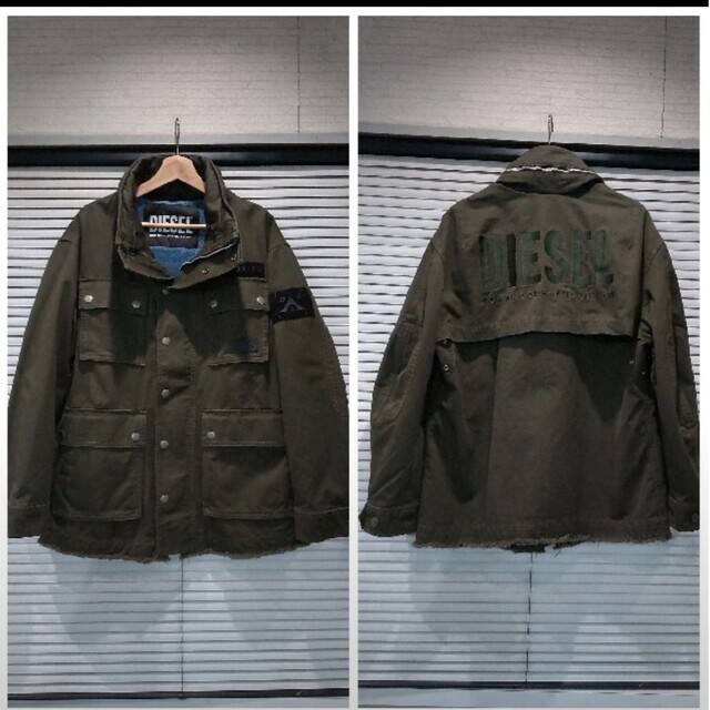 DIESEL(ディーゼル)のDIESEL  完売品。高額ミリタリージャケット。 メンズのジャケット/アウター(ミリタリージャケット)の商品写真