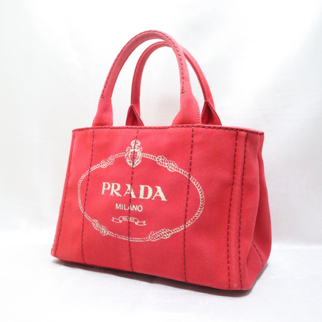 PRADA カナパ レッド-