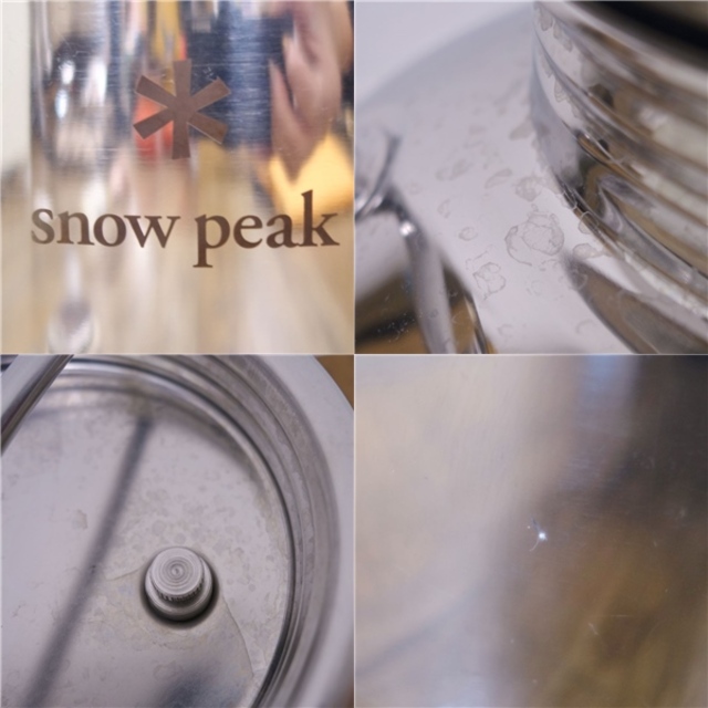 Snow Peak(スノーピーク)の廃盤 スノーピーク snowpeak ステンジャグ UG-330 木製スタンド 付き ステンレス ジャグ ミルクタンク キャンプ アウトドア スポーツ/アウトドアのアウトドア(調理器具)の商品写真