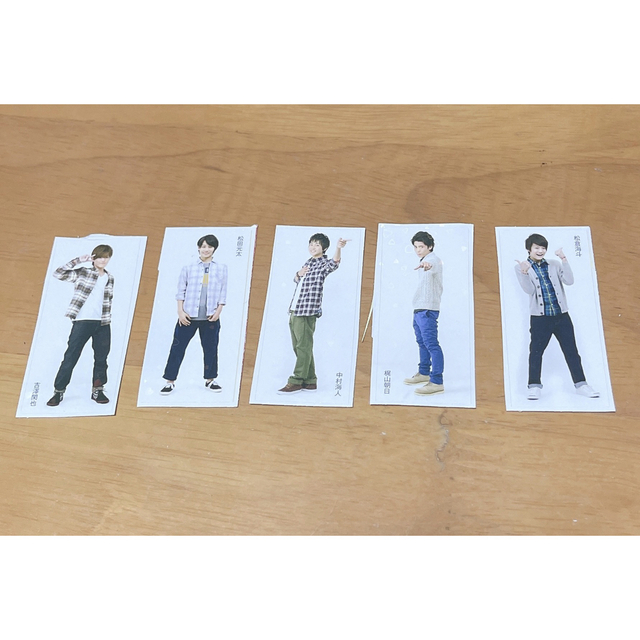 Johnny's(ジャニーズ)の中村海人松倉海斗松田元太2014年MyojoカレンダーシールトラジャTravis エンタメ/ホビーのタレントグッズ(アイドルグッズ)の商品写真