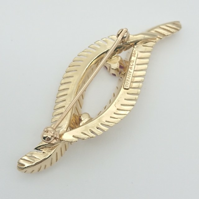卸売 Tiffany ヴィンテージ - Co. & Tiffany & ブローチ ルビー 14K