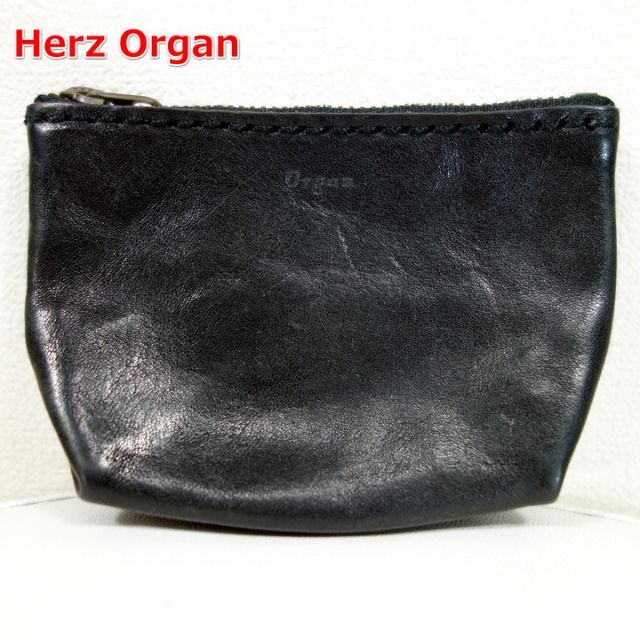 HERZ(ヘルツ)の【良品】ヘルツ　オルガン　マチ付きファスナーポーチ　Ｓ　Herz　Organ レディースのファッション小物(ポーチ)の商品写真