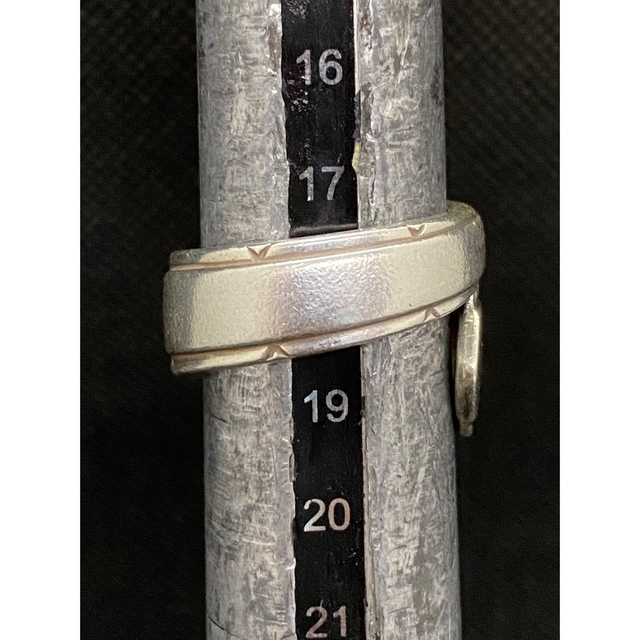 アンティーク リング スプーンリング 18号 調節可 アメリカ 民族 3488 メンズのアクセサリー(リング(指輪))の商品写真