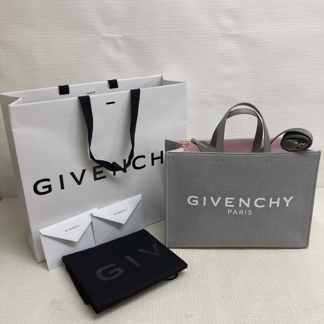 GIVENCHY - 未使用★GIVENCHY Gトート キャンバス ミディアム トートバッグ