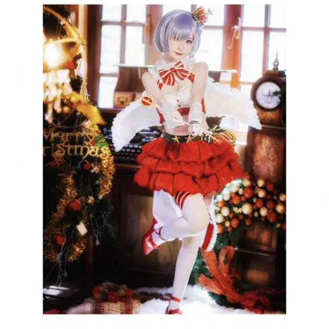 リゼロ レム クリスマス衣装 エンタメ/ホビーのコスプレ(衣装一式)の商品写真