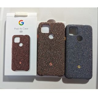 グーグル(Google)の値下げ☆2つセットPixel 4a5G 純正ケース 美品♪(モバイルケース/カバー)