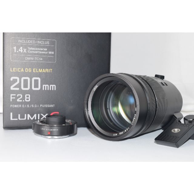 Panasonic - ほぼ新品☆Panasonic ライカ 200mm F2.8 &1.4xテレコン付