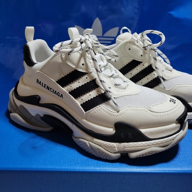 大注目 Balenciaga - BALENCIAGA×adidasコラボ☆スニーカートリプルS