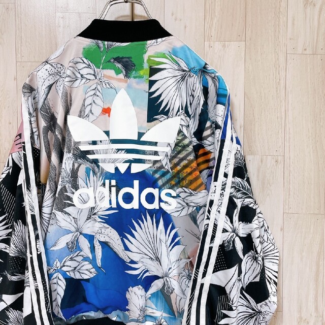 おすすめ特集 adidas アディダス 水彩画 ドルマンスリーブ ジャージ L