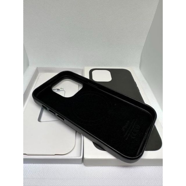 magsafe対応 iPhone12/12pro レザーケース ミッドナイト
