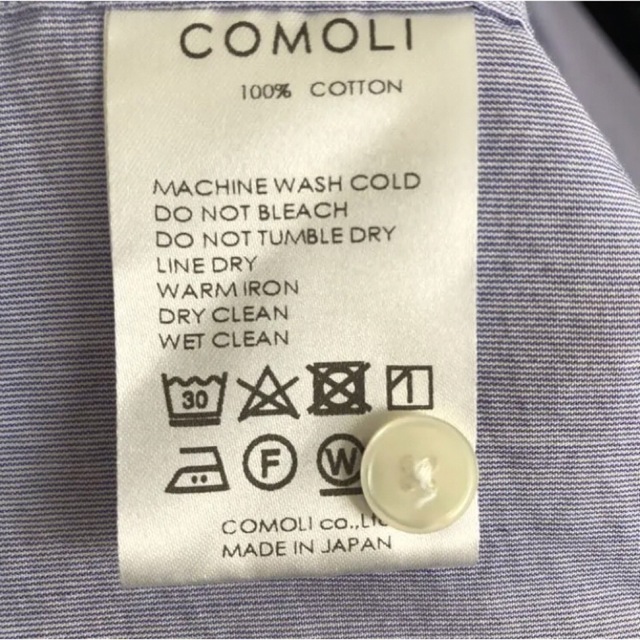 COMOLI(コモリ)の【22AW新色】comoli 22AW コモリシャツ サックスストライプ メンズのトップス(シャツ)の商品写真