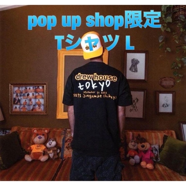 Tシャツ/カットソー(半袖/袖なし)【入手困難】DREW HOUSE TOKYO POP UP T-shirt