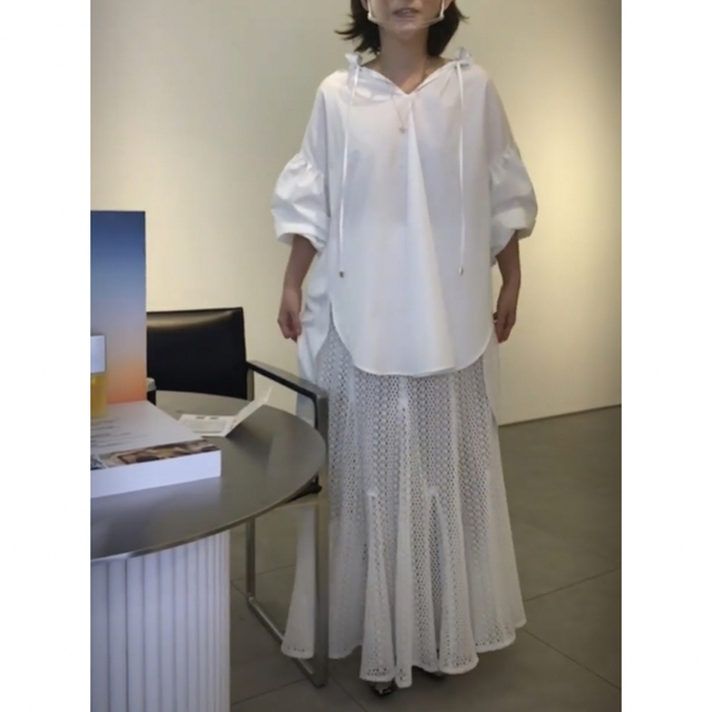 CADUNE♡クロシェレーススカート | hartwellspremium.com