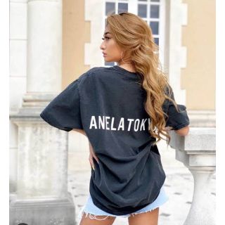 ANELA TOKYO BIG POINT Tシャツ　(Tシャツ/カットソー(半袖/袖なし))