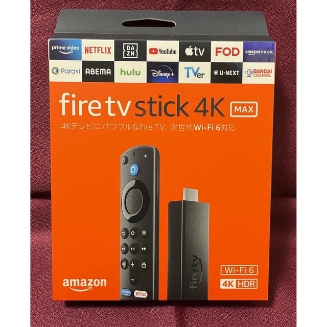 【新品未開封】Fire TV Stick 4K Max ファイアースティック スマホ/家電/カメラのテレビ/映像機器(映像用ケーブル)の商品写真