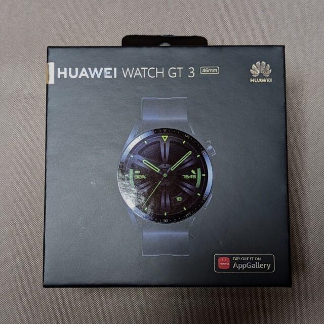 HUAWEI(ファーウェイ)の最終値下げ HUAWEI WATCH GT 3 46mm スポーツモデル 黒 スマホ/家電/カメラのスマホ/家電/カメラ その他(その他)の商品写真