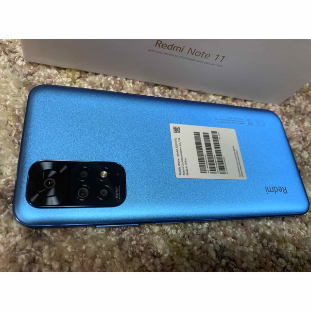 Redmi Note 11 トワイライトブルー スマホ/家電/カメラのスマートフォン/携帯電話(スマートフォン本体)の商品写真
