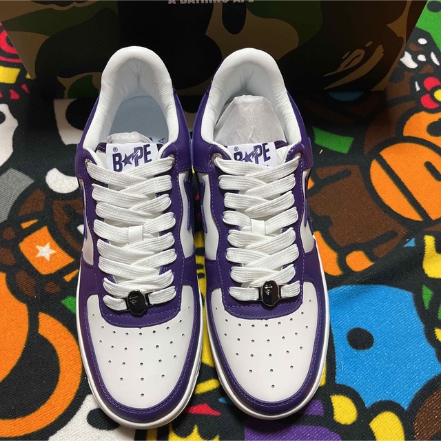 限定品特価】 A BATHING APE APE BAPE KAWS STA PURPLE 紫 SK8 27cmの通販 by おがっち's  shop｜アベイシングエイプならラクマ