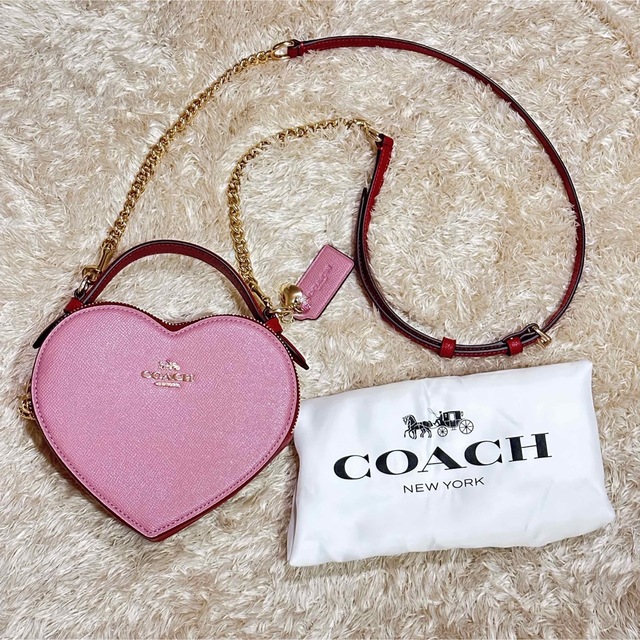 限定価格新品 未使用★コーチ COACH  斜めがけ ショルダーバック  ハート