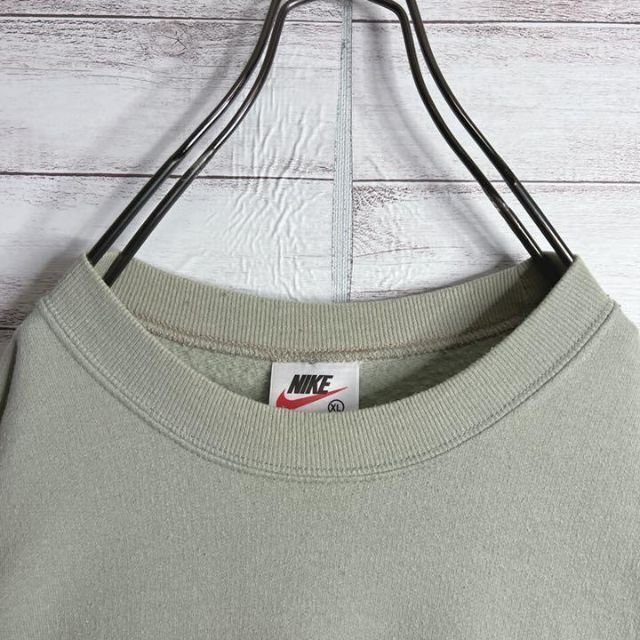 NIKE - 【USA製!!】ナイキ ✈︎刺繍ロゴ 白タグ ゆるだぼ 裏起毛