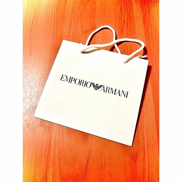 Emporio Armani(エンポリオアルマーニ)の✴︎エンポリオアルマーニ✴︎♡ショッパー♡ ミニサイズ　2枚 レディースのバッグ(ショップ袋)の商品写真