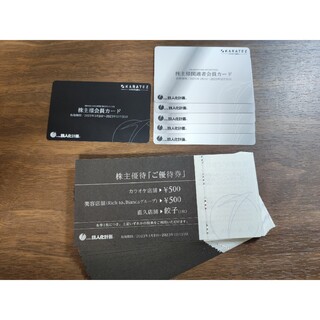 鉄人化計画株主優待 12,500分（500円券×25枚）