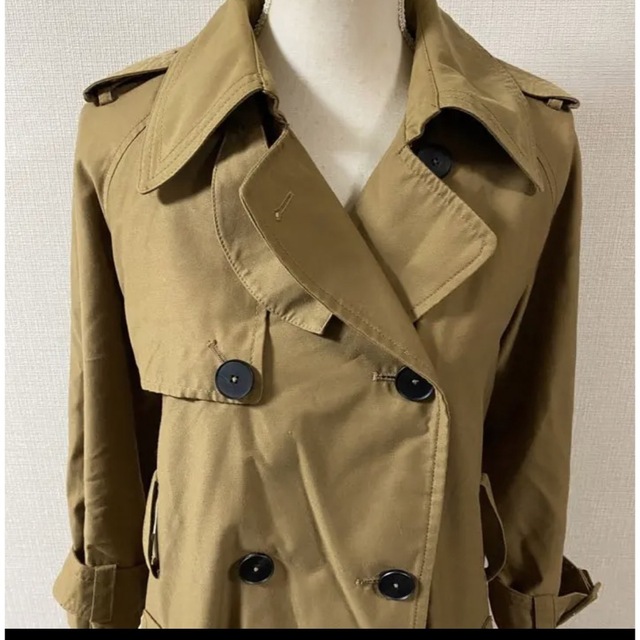 ZARA トレンチコート 厚手 秋冬 ベージュ