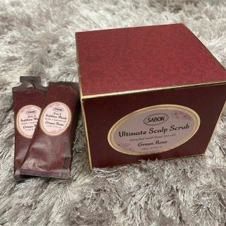 サボン(SABON)の新品 サボン ヘッドスクラブ グリーン・ローズ サンプル付き(ヘアケア)