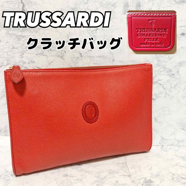 Trussardi(トラサルディ)のTRUSSARDI トラサルディ　クラッチバッグ　セカンドバッグ メンズのバッグ(セカンドバッグ/クラッチバッグ)の商品写真