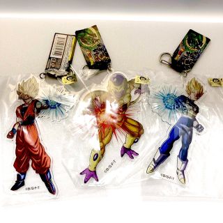 ドラゴンボール(ドラゴンボール)のドラゴンボール　アクリルキーホルダー　孫悟空　ベジータ　ゴールデンフリーザ(キーホルダー)