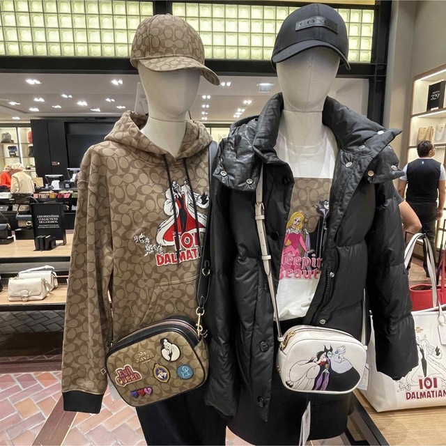 COACH(コーチ)の匿名配送！◆COACH◆コーチ オーロラ姫 マレフィセント Tシャツ Sサイズ レディースのトップス(Tシャツ(半袖/袖なし))の商品写真