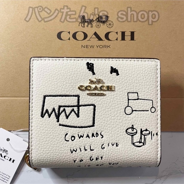 COACH　二つ折り財布　バスキアコラボ